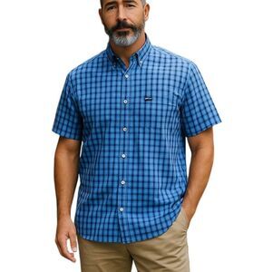 Guess Jeans Plaid Button Up Shirt Size XXL